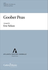 Goober Peas TTBB choral sheet music cover